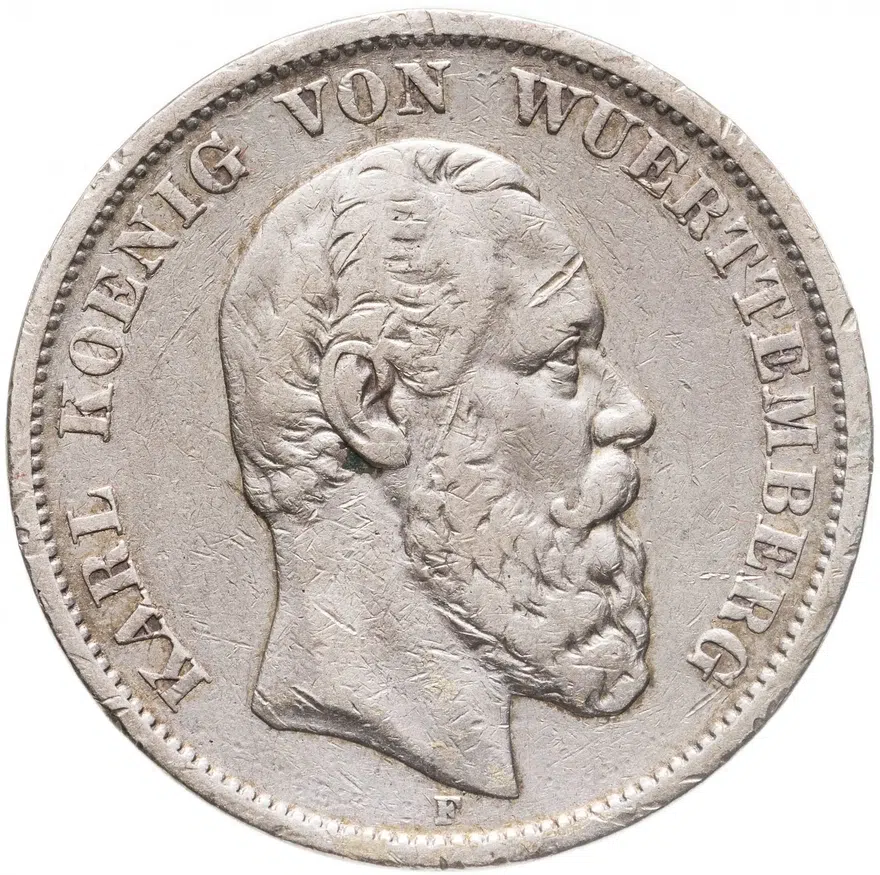 Германия (Империя) 5 марок (mark) 1875