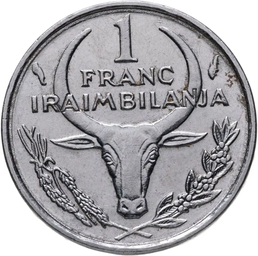 Мадагаскар 1 франк (franc) 1982