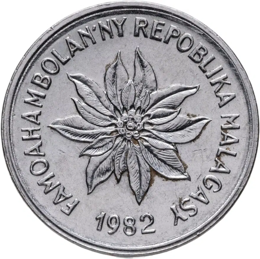 Мадагаскар 1 франк (franc) 1982, реверс