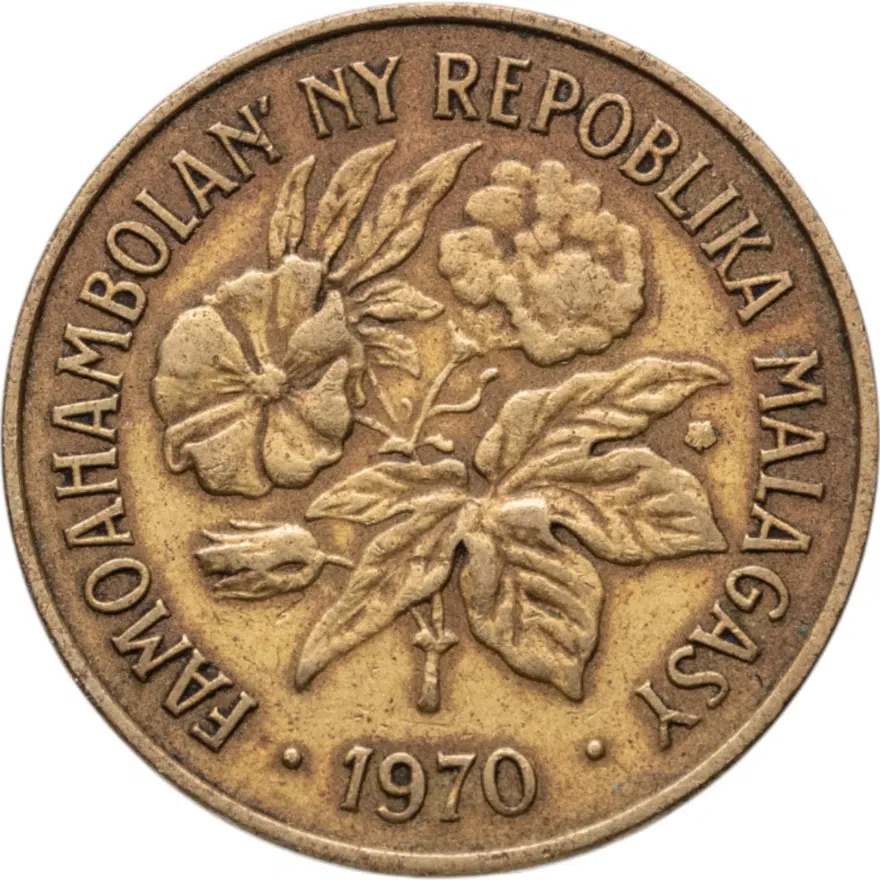 Мадагаскар 20 франков (francs) 1970, реверс