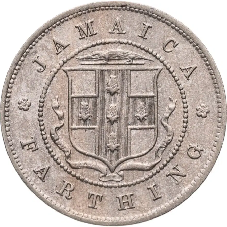Ямайка 1 фартинг (farthing) 1919, реверс