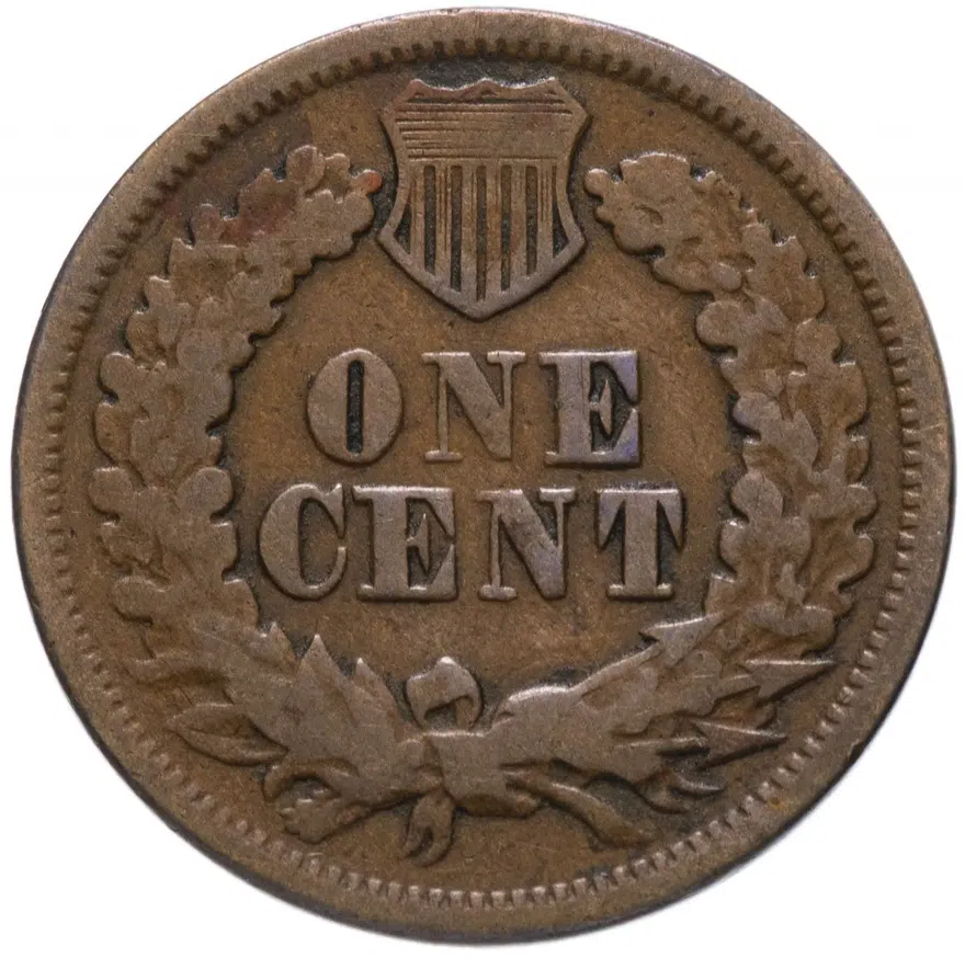 США 1 цент (cent) 1864 "Indian Head Cent"