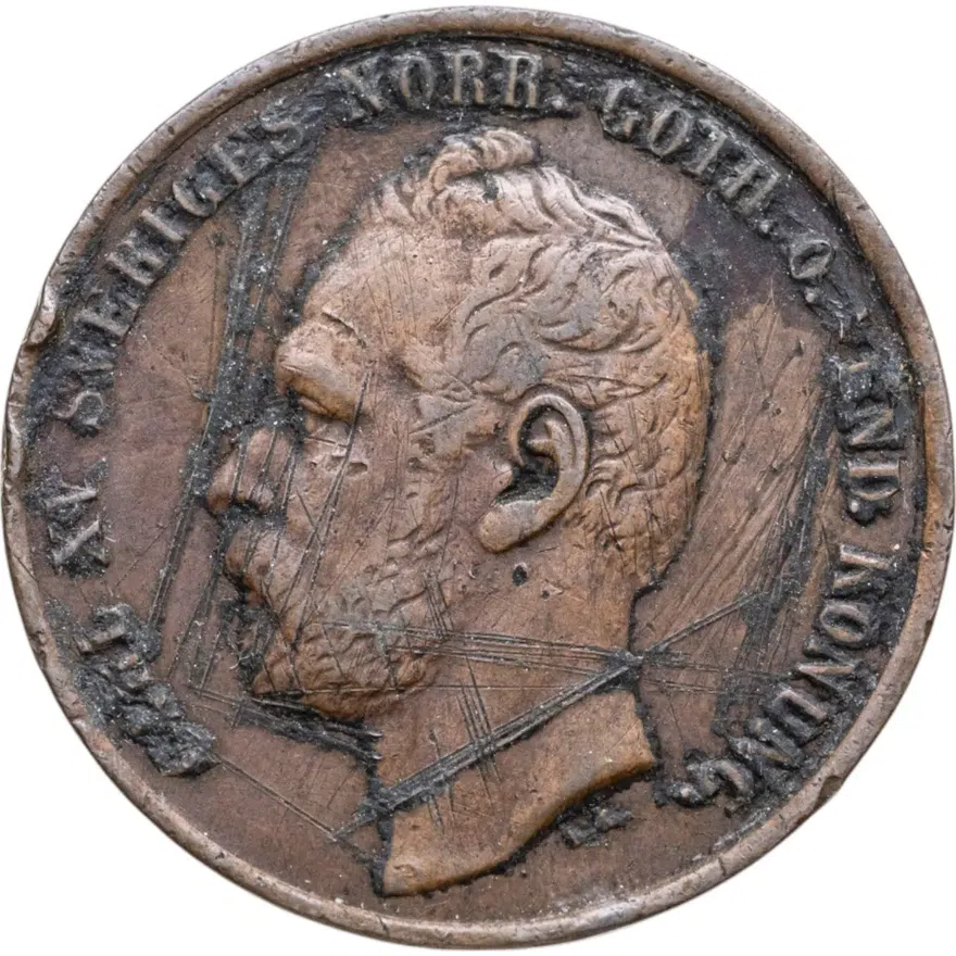 Швеция 5 эре (ore) 1861