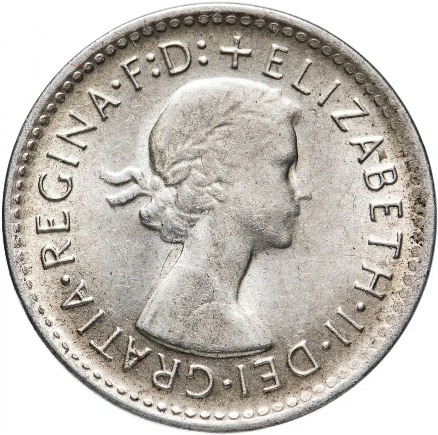 Австралия 3 пенса (pence) 1962, реверс