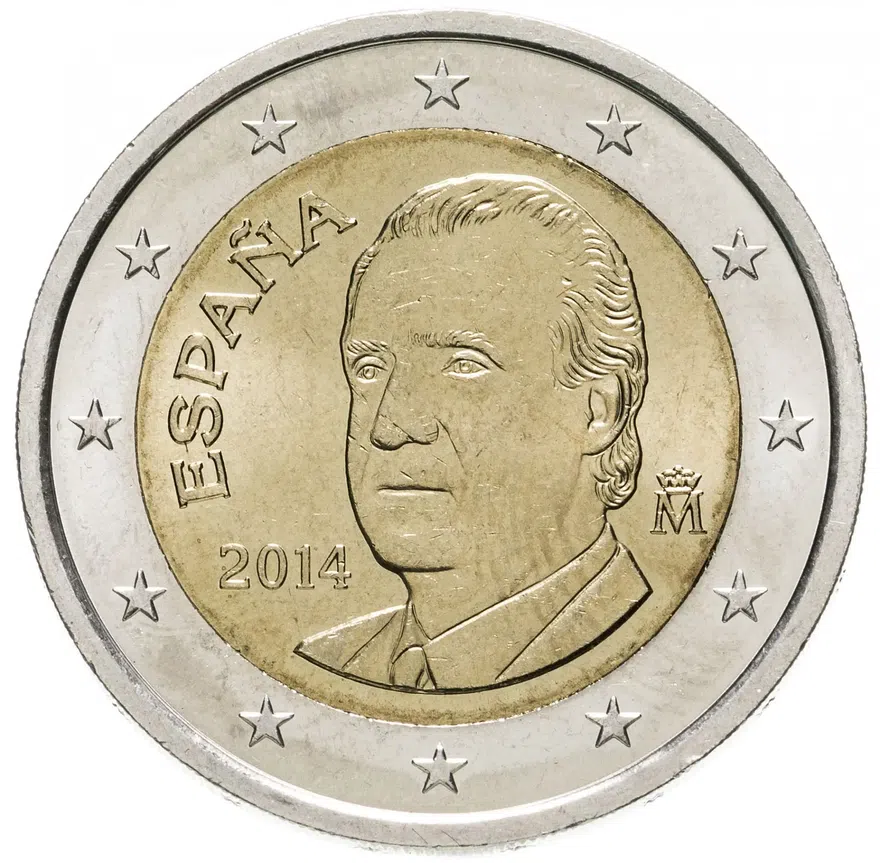 Испания 2 евро 2014