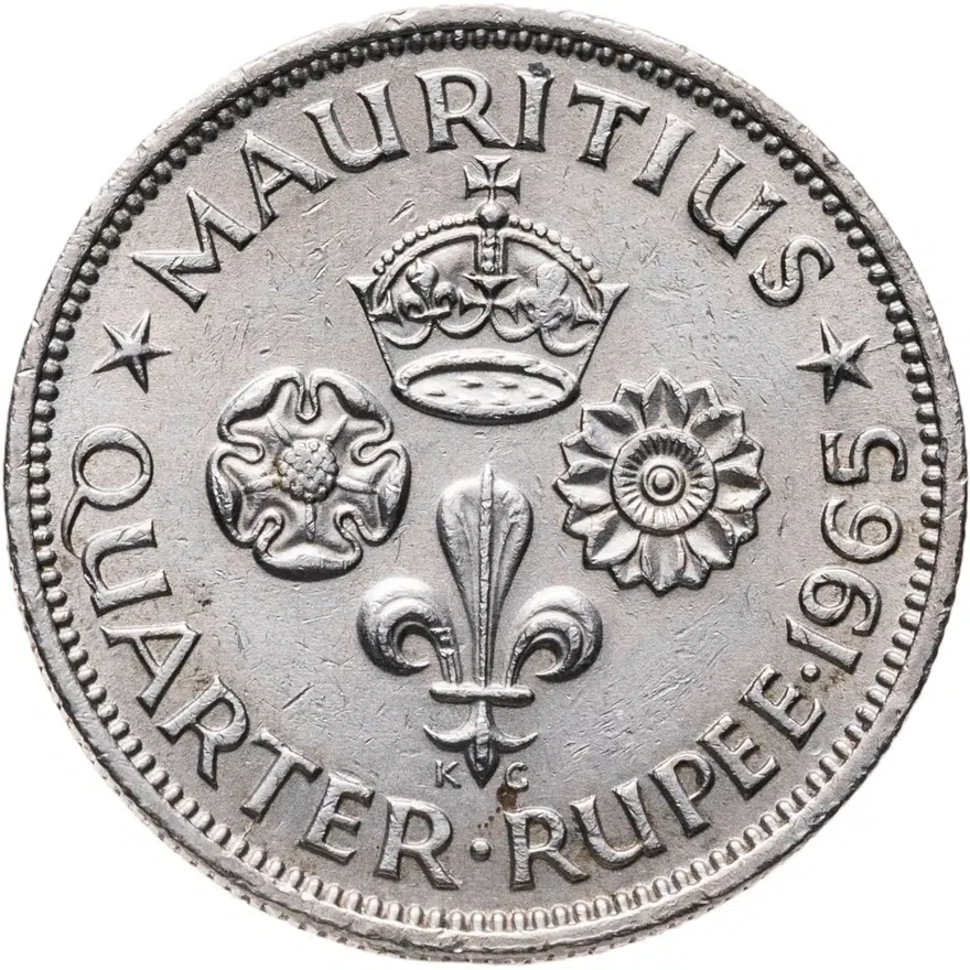 Маврикий 1/4 рупии (rupee) 1965