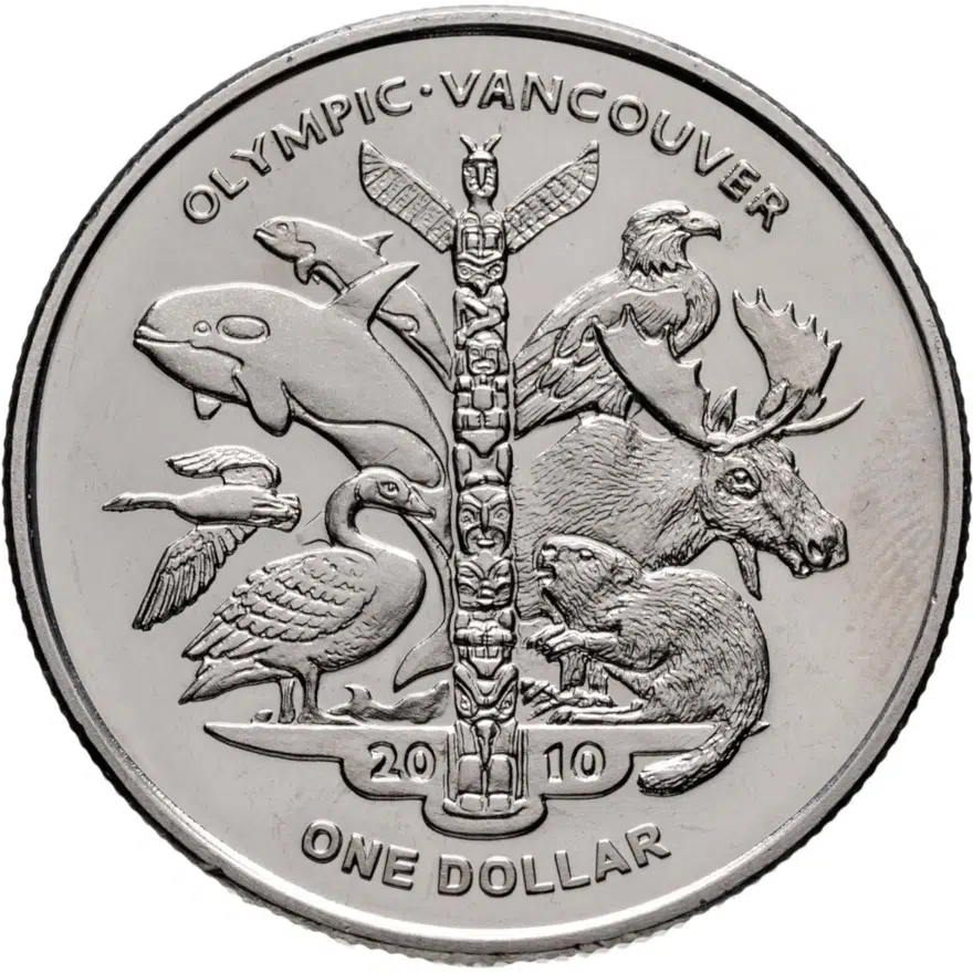 Сьерра-Леоне 1 доллар (dollar) 2009 Игры XXI зимней Олимпиады Ванкувер-2010 - животные