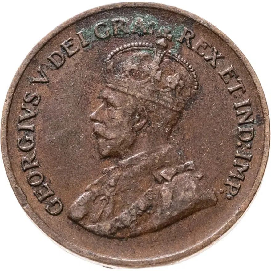 Канада 1 цент (cent) 1935, реверс
