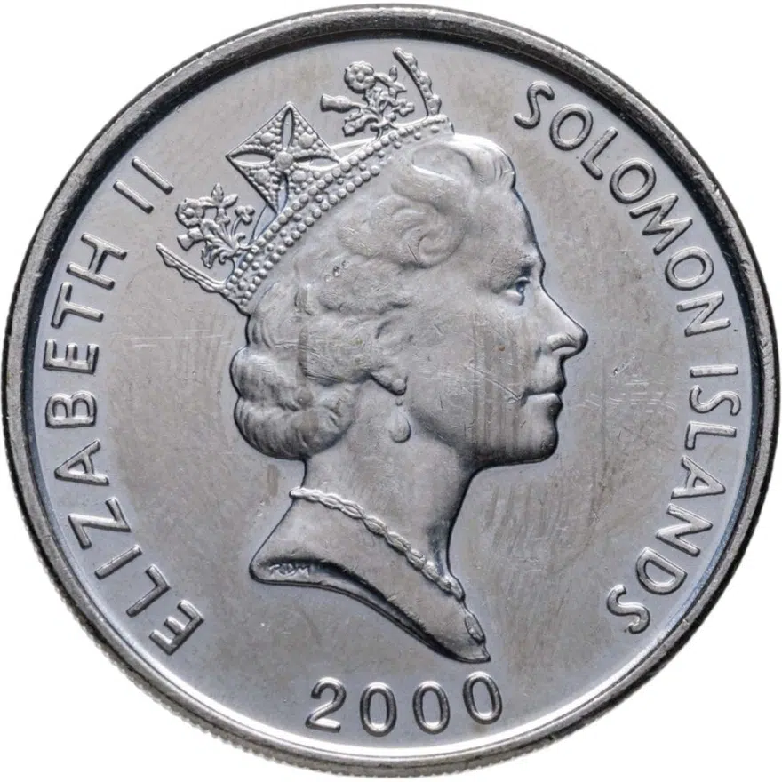 Соломоновы острова 20 центов (cents) 2000, аверс