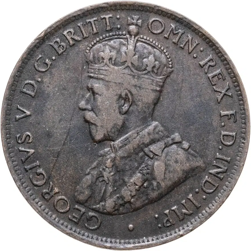 Австралия 1/2 пенни (penny) 1911, реверс