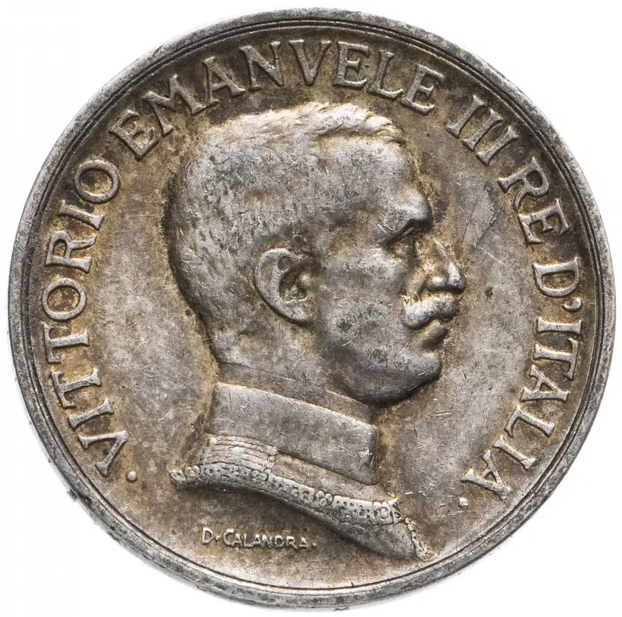 Италия 1 лира (lira) 1915