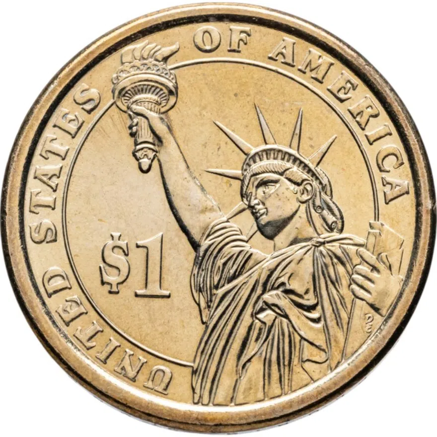 США 1 доллар 2008 "7-й президент США - Эндрю Джексон"   знак монетного двора "D" - Денвер