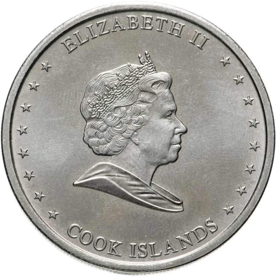 Острова Кука 50 центов (cents) 2010, реверс