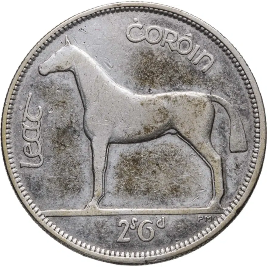 Ирландия 1/2 кроны (crown) 1928
