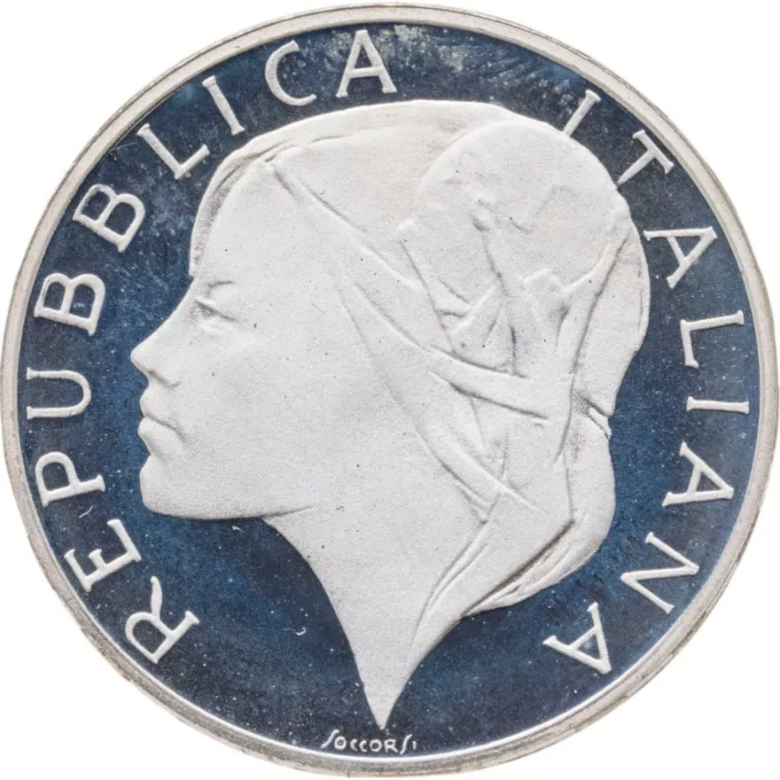 Италия 500 лир (lire) 1989  Чемпионат мира по футболу 1990, аверс
