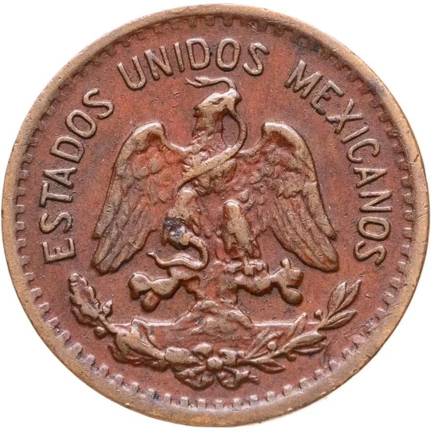 Мексика 1 сентаво (centavo) 1947, аверс