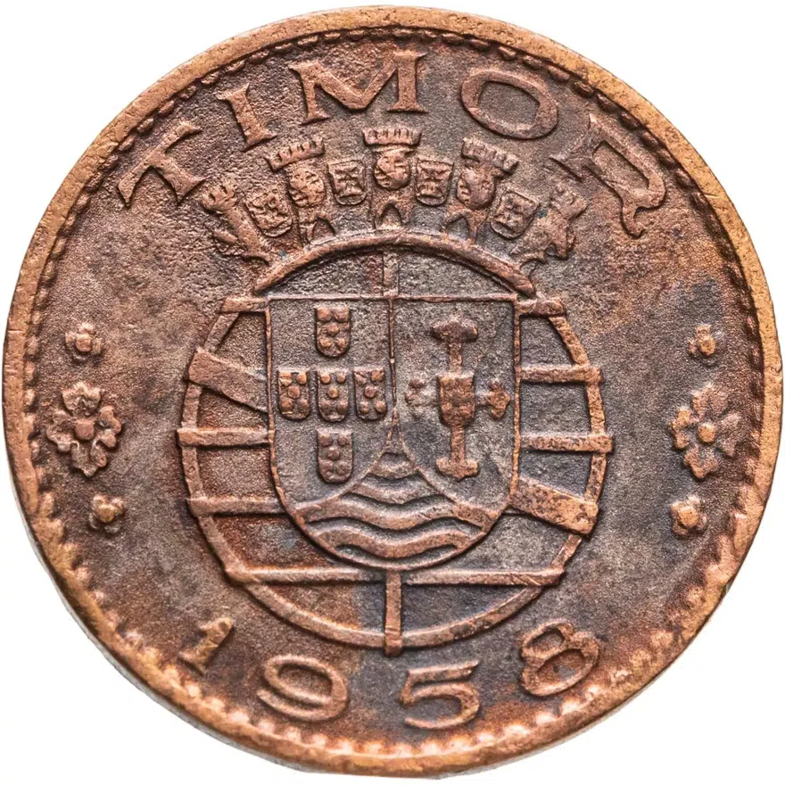 Португальский Тимор 30 сентаво (centavos) 1958, реверс