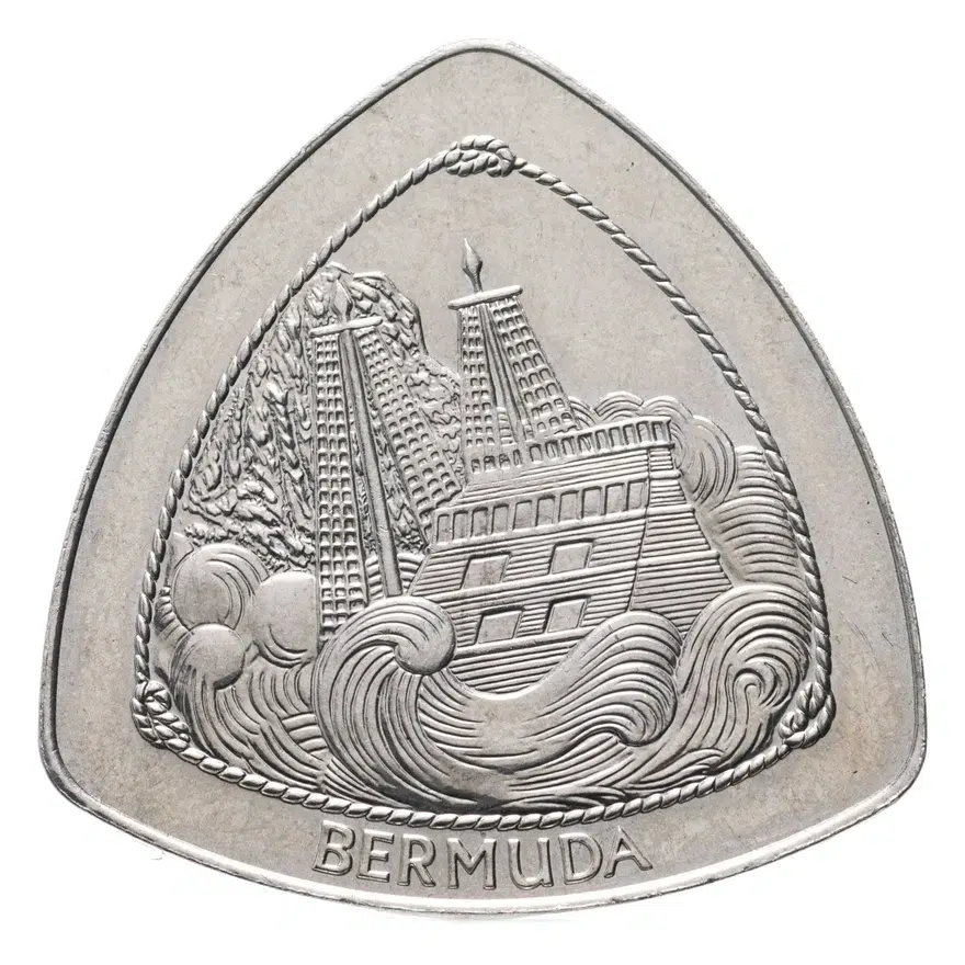 Бермуды 1 доллар (dollar) 1997  Крушение "Sea Venture"