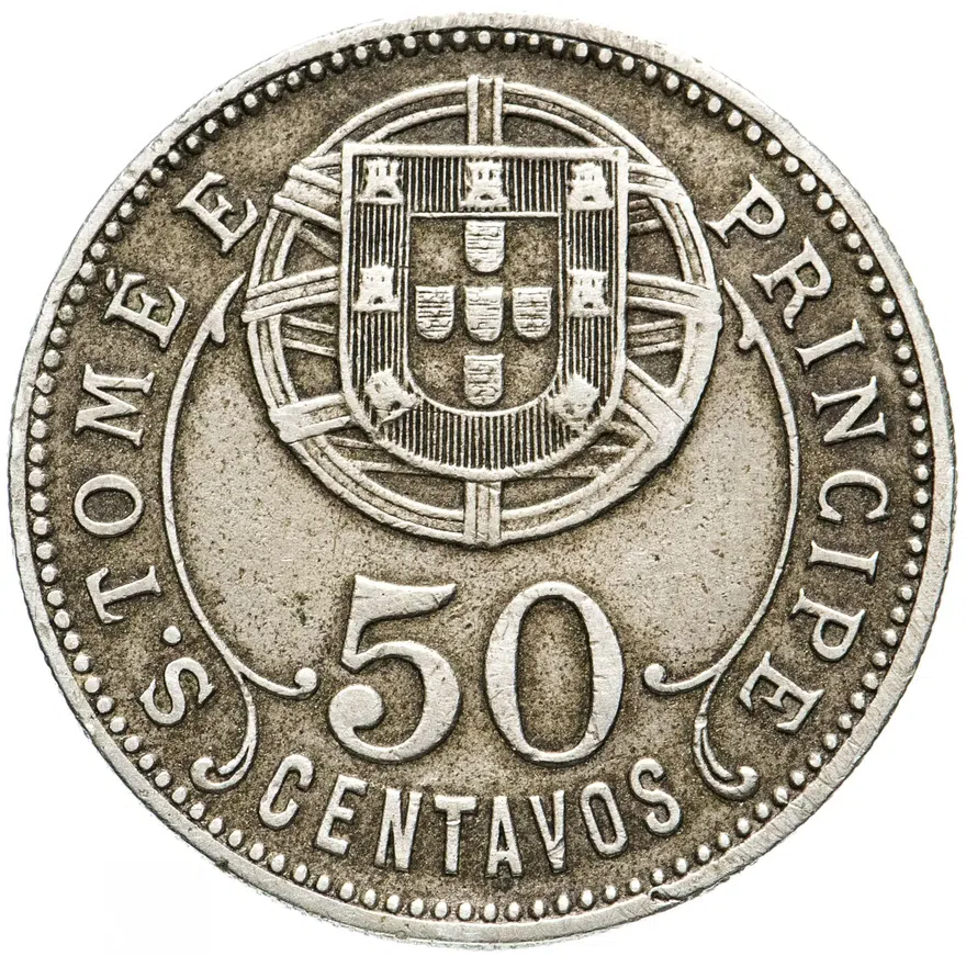 Сан-Томе и Принсипи 50 сентаво (centavos) 1929, реверс