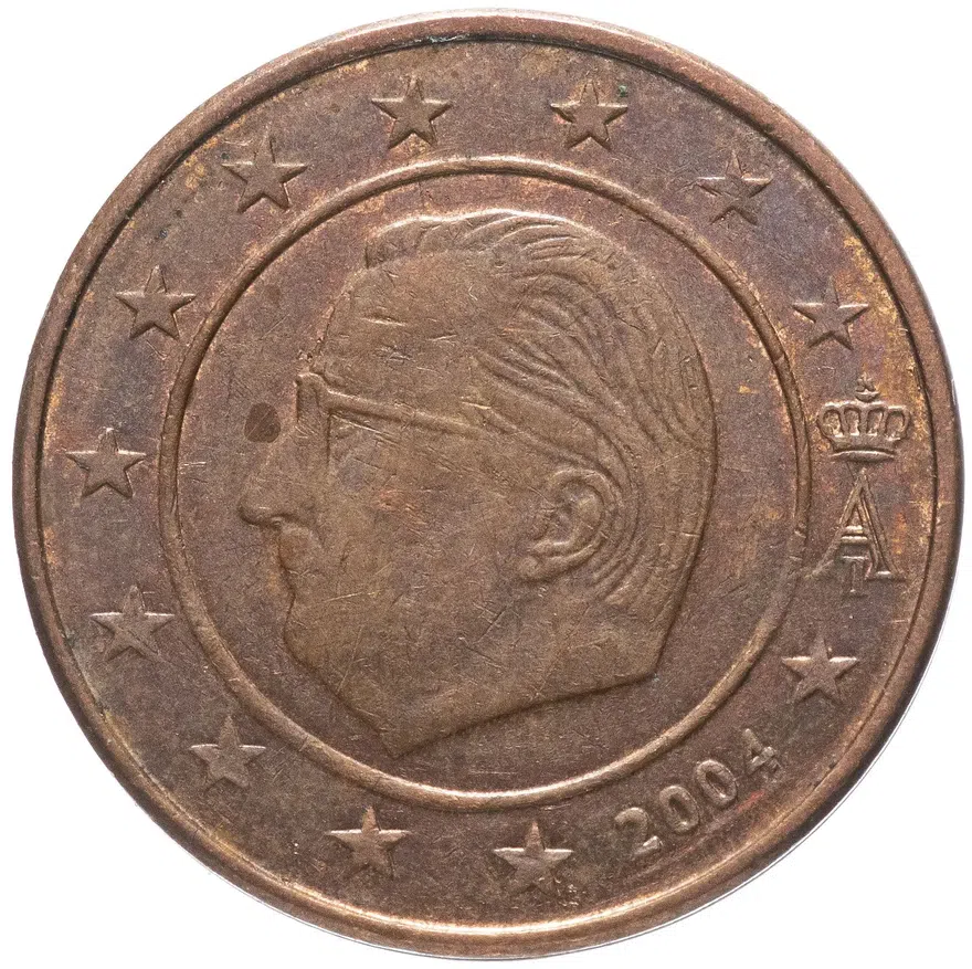 Бельгия 2 цента (cents) 1999-2019, аверс
