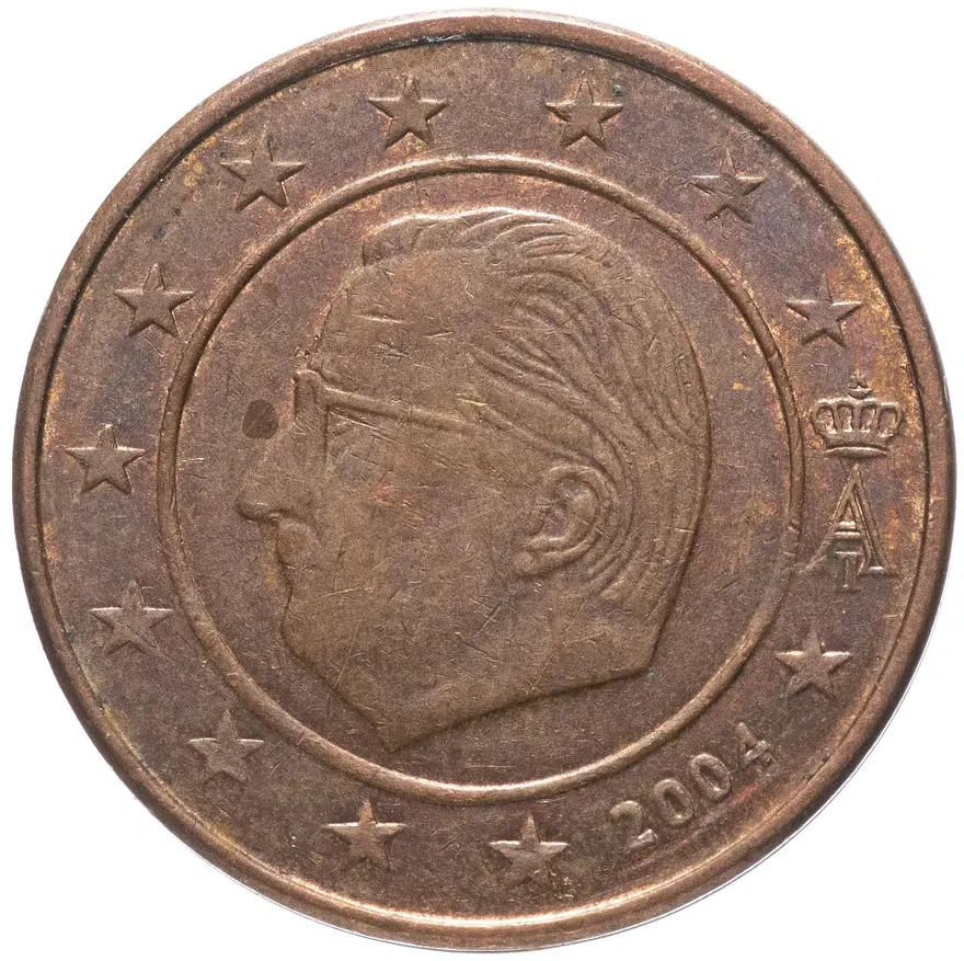 Бельгия 2 цента (cents) 1999-2019, реверс