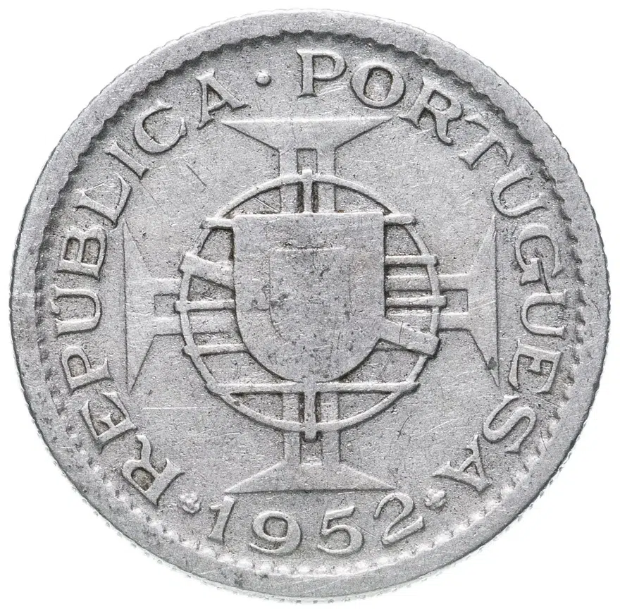 Мозамбик 2,5 эскудо (escudos) 1952, реверс