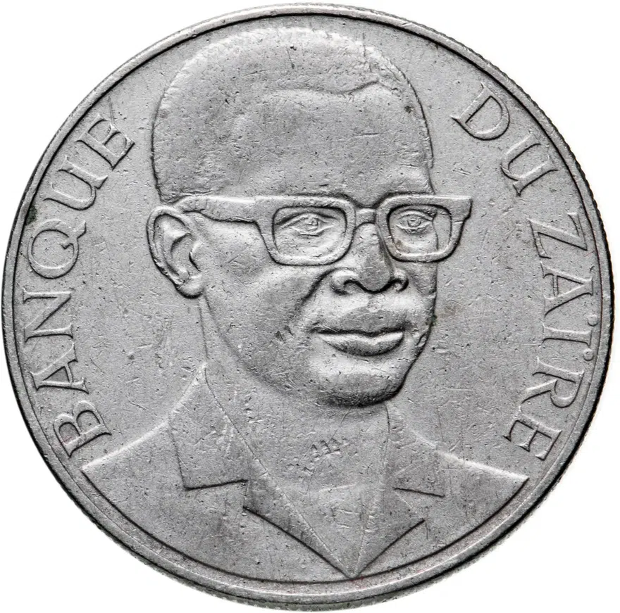 Заир 10 макут (makuta) 1973, реверс