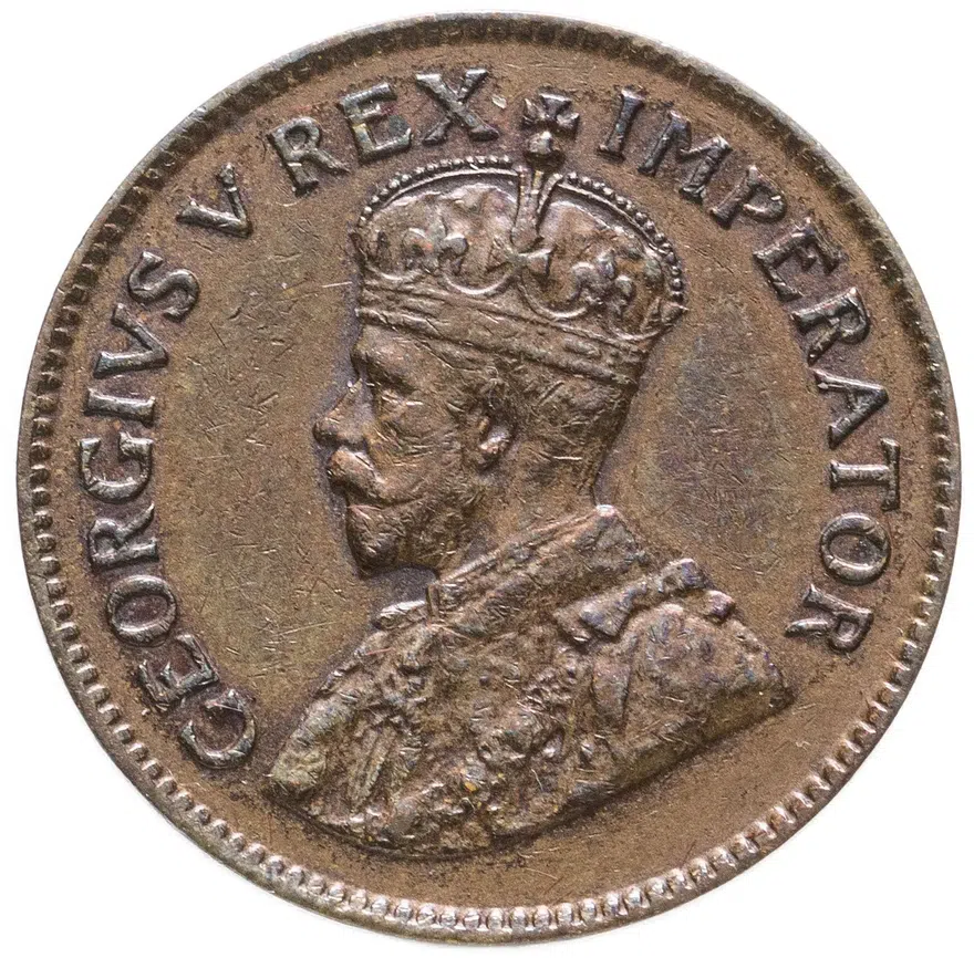 ЮАР 1/4 пенни (penny) 1924, реверс