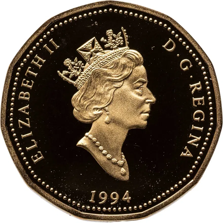 Канада 1 доллар (dollar) 1994 Национальный мемориал, реверс