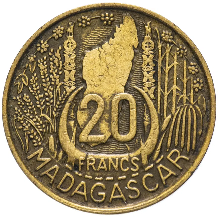 Мадагаскар 20 франков 1953