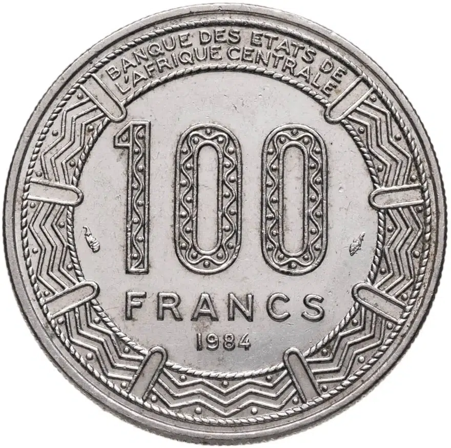 Габон 100 франков 1984