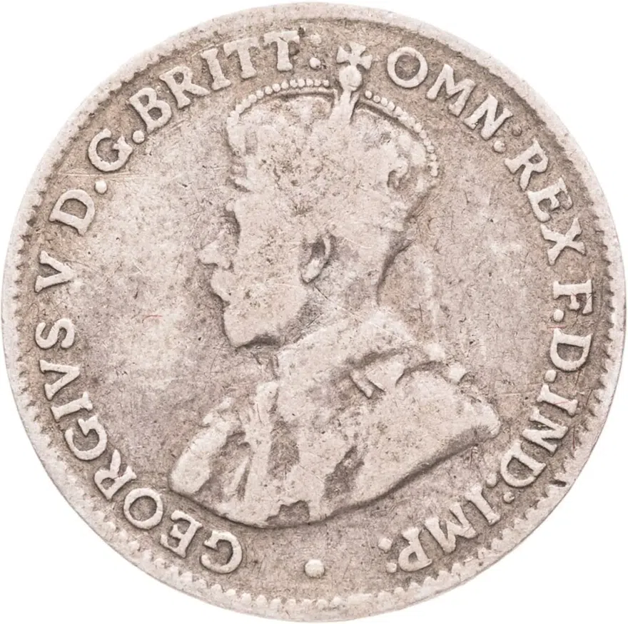 Австралия 3 пенса (pence) 1922, реверс