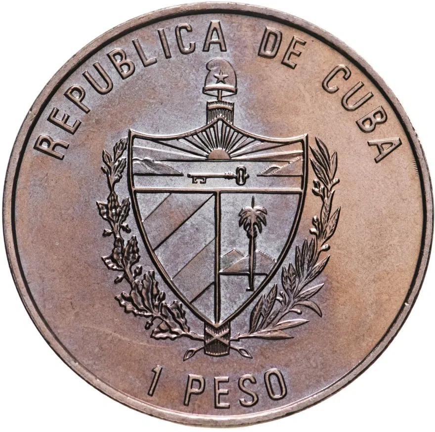 Куба 1 песо (peso) 2002  Вожди мирового пролетариата - Мао Цзэдун, реверс