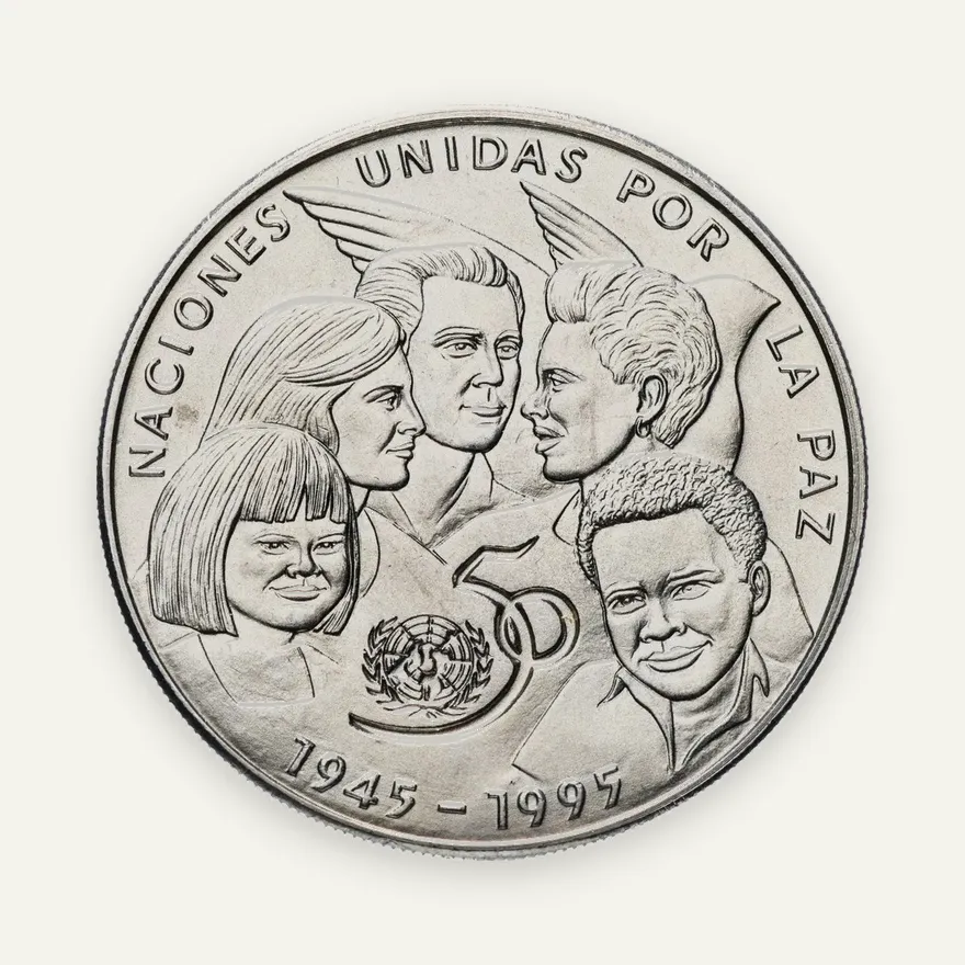 Куба 1 песо (peso) 1995 "50 лет ООН"