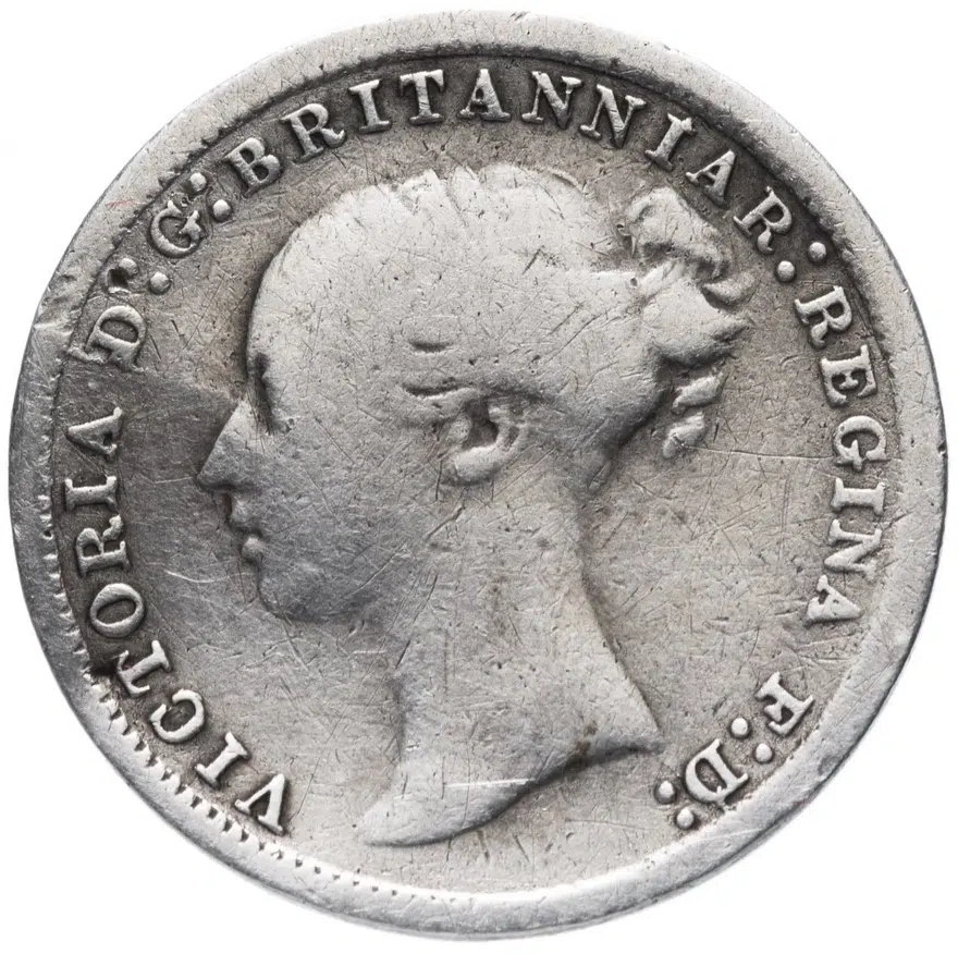 Великобритания 3 пенса (pence) 1871