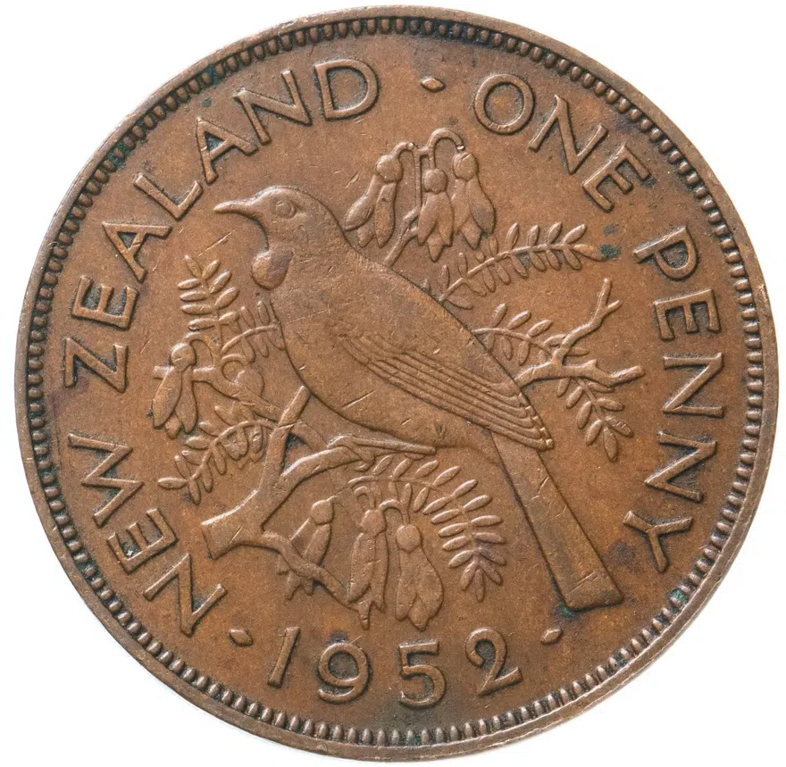 Новая Зеландия 1 пенни (penny) 1952