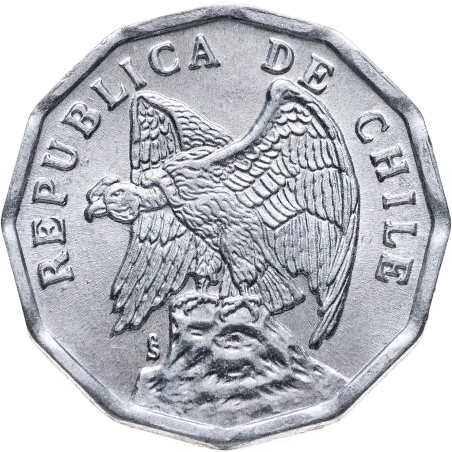 Чили 10 сентаво (centavos) 1978, реверс