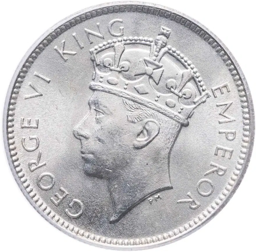 Южная Родезия 6 пенсов (pence) 1937 в слабе PCGS МS64