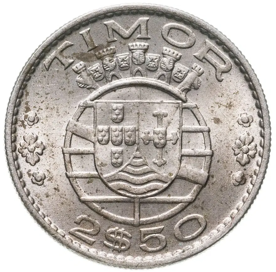 Португальский Тимор 2,5 эскудо 1970, аверс