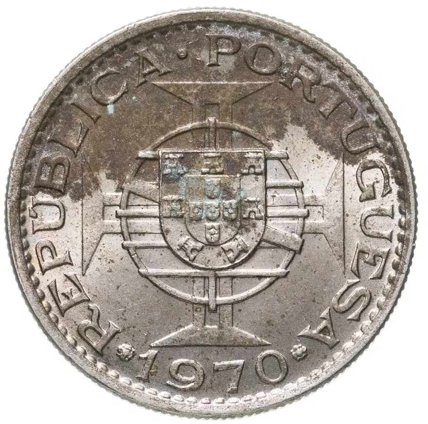 Португальский Тимор 2,5 эскудо 1970, реверс