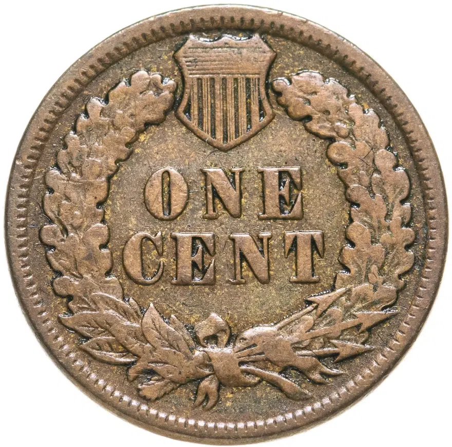 США 1 цент (cent) 1897  Indian Head Cent, реверс