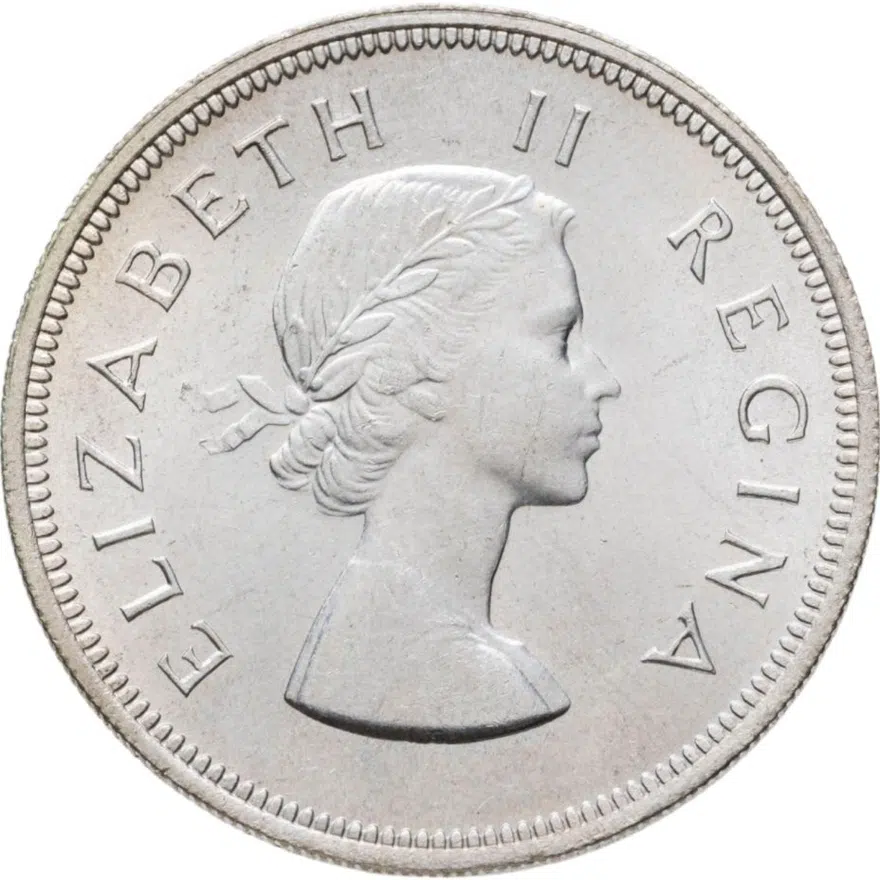 ЮАР 2 1/2 шиллинга (shillings) 1960, реверс