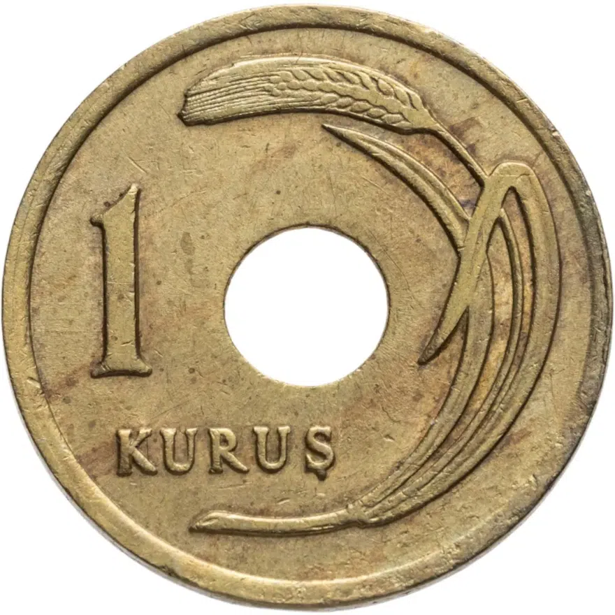 Турция 1 куруш (kurus) 1947