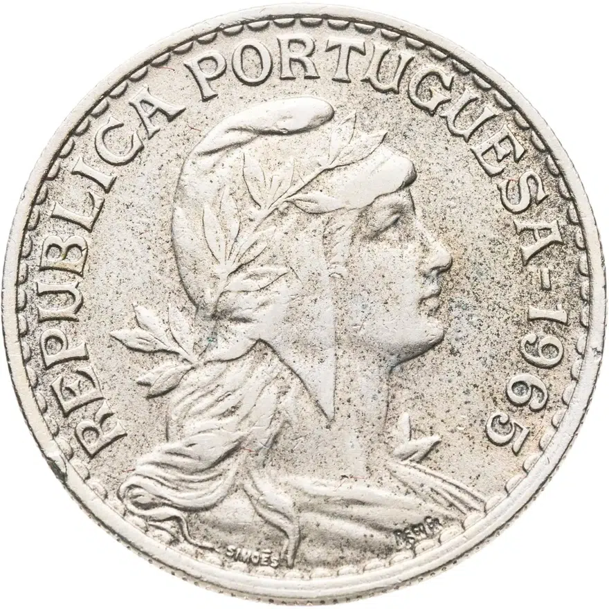 Португалия 1 эскудо (escudo) 1965