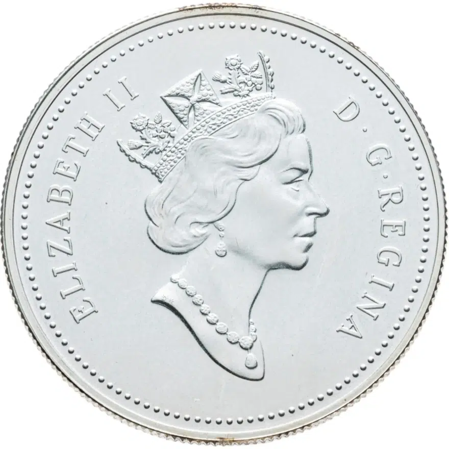 Канада 1 доллар (dollar) 1998 120 лет Канадской королевской конной полиции, реверс