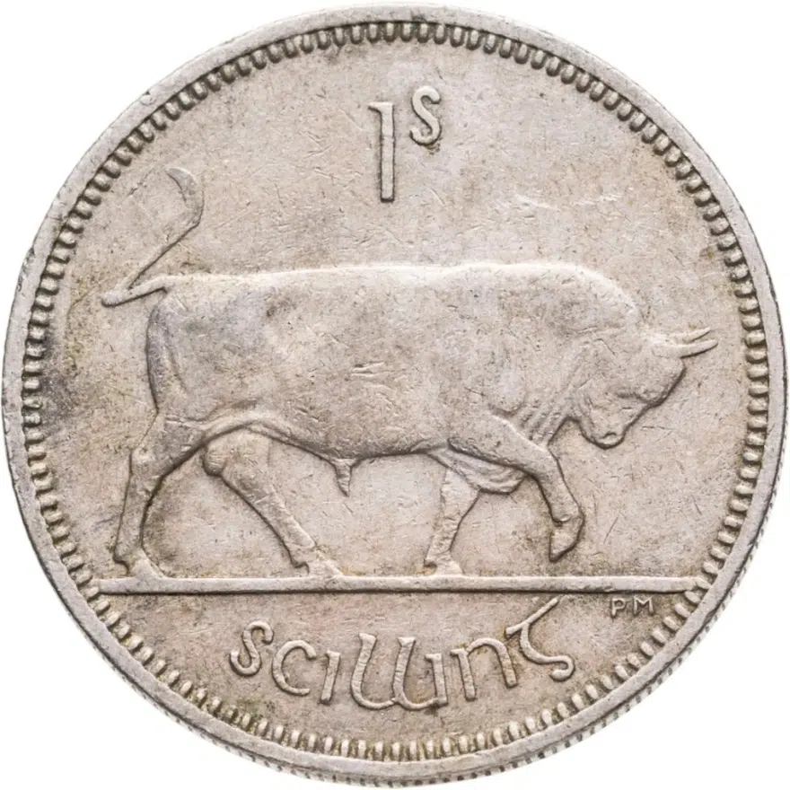 Ирландия 1 шиллинг (shilling) 1968