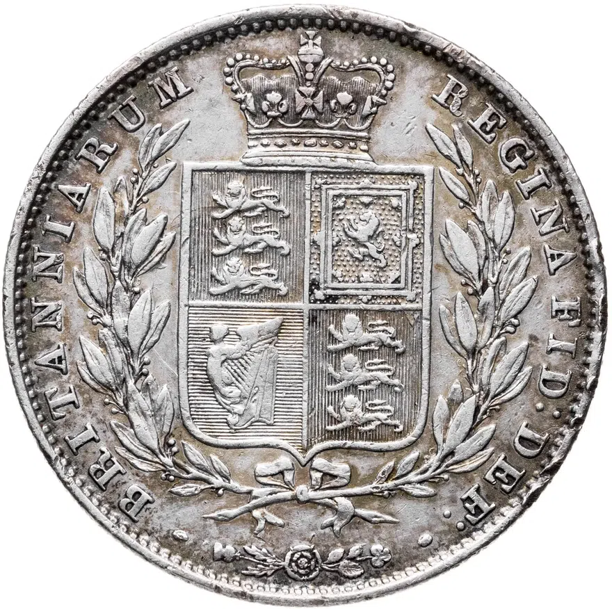 Великобритания 1/2 кроны (crown) 1850