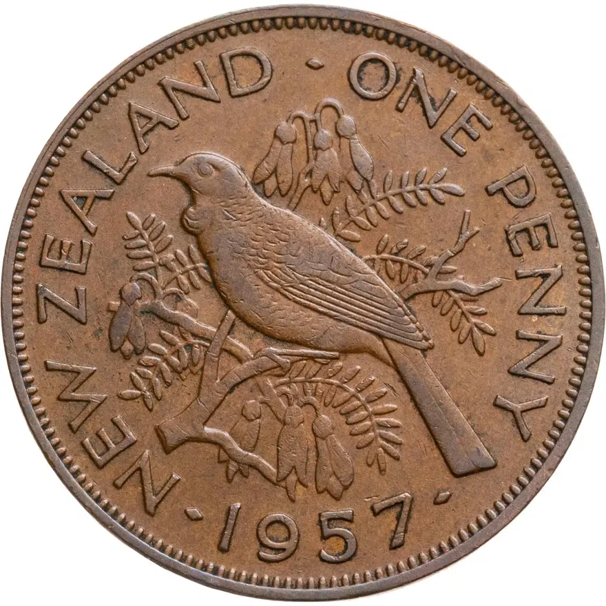 Новая Зеландия 1 пенни (penny) 1957