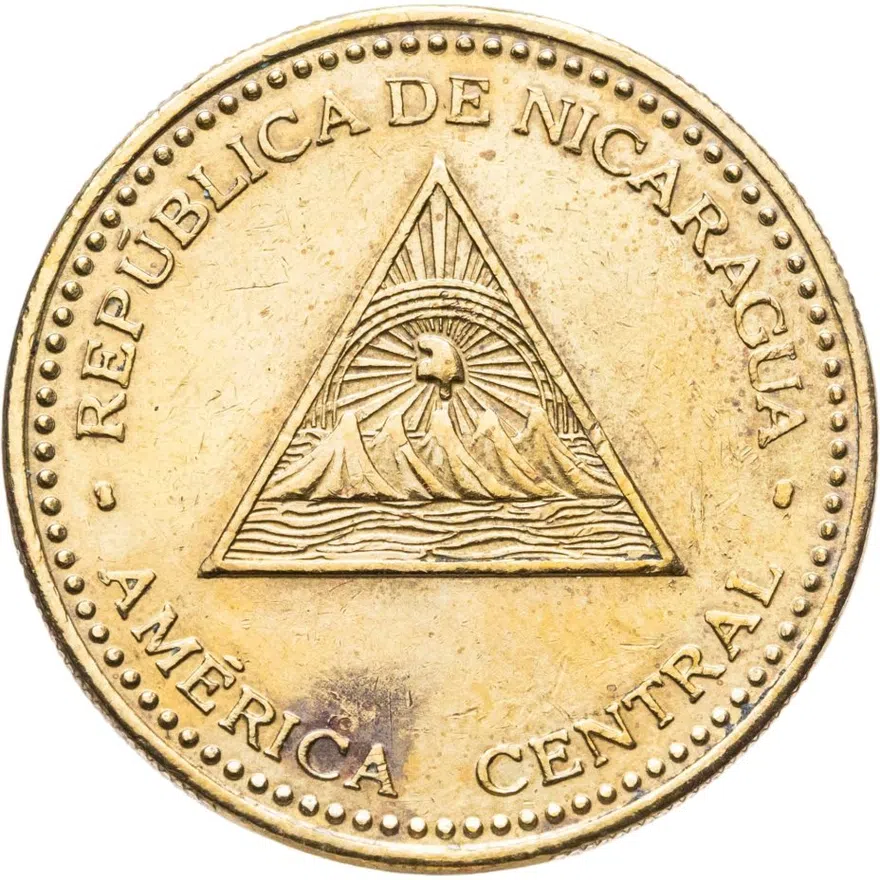 Никарагуа 25 сентаво (centavos) 2007, реверс