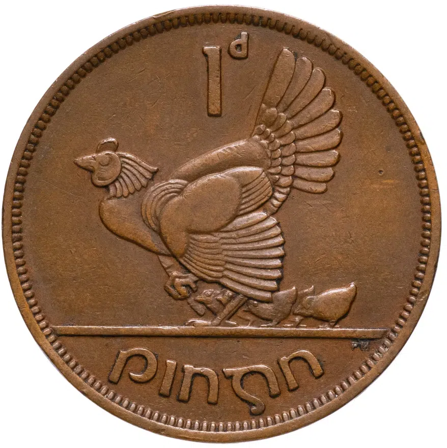 Ирландия 1 пенни (penny) 1942